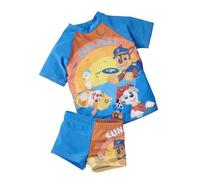 Paw Patrol Ensemble de natation UV pour garçon - Maillot de bain 2 pièces pour enfant Bleu, bleu, 122 cm-128 cm