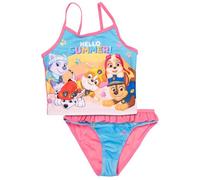 United Labels Paw Patrol Maillot de bain tankini pour fille avec volants Hello Summer Rose Bleu Maillot de bain 2 pièces pour enfant, Rose/bleu, 122-128
