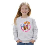 United Labels Paw Patrol Sweat-shirt pour fille - Better with Friends Pull à manches longues Gris