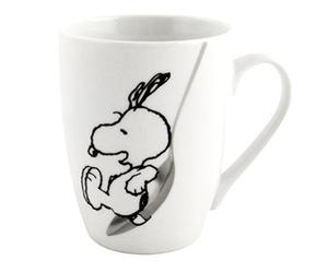 United Labels Peanuts Snoopy - aujourd'hui est votre jour Mug Tasse de Café Thé en grès blanc 320 ml