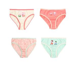 United Labels Peppa Pig Lot de 4 culottes pour fille et enfant Multicolore