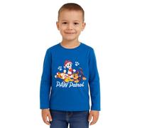 United Labels Pull Paw Patrol pour garçon, bleu, sweat-shirt en coton, t-shirt à manches longues pour enfants, t-shirt à manches longues, bleu, 86-92