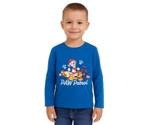 United Labels Pull Paw Patrol pour garçon, bleu, sweat-shirt en coton, t-shirt à manches longues pour enfants, t-shirt à manches longues, bleu, 86-92