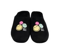 United Labels Smileyworld Pantoufles pour femme - Smiley - Pantoufles - Noir, Noir , 37/38 EU