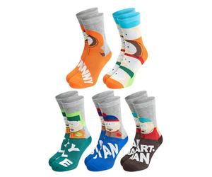 United Labels South Park Chaussettes pour hommes - Bas de baskets pour hommes 40-45 (paquet de 5)