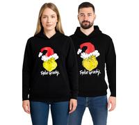 United Labels Sweat à Capuche The Grinch pour Homme et Femme - Sweat à Capuche Unisexe Pull à Capuche Noir (DE/NL/SE/PL, Alphanumérique, M, Regular, Regular, Noir)