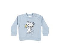 United Labels The Peanuts Snoopy Baby Sweat-shirt pour garçon - Pull vêtements bébé Haut à manches longues Bleu clair