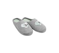 United Labels The Peanuts Snoopy Pantoufles pour femme, pantoufles avec motif, pantoufles en gris, gris, 39/40 EU