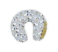 United Labels The Peanuts Snoopy Coussin de nuque de voyage confortable pour voiture et avion Gris