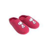 United Labels The Peanuts Snoopy Pantoufles pour femme - Pantoufles pantoufles bordeaux rouge, rouge, 39/40 EU