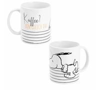 United Labels The Peanuts Snoopy Tasse à café en céramique Blanc 320 ml