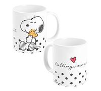 United Labels The Peanuts Tasse à café Snoopy - Lieblingsmensch Tasse à café en céramique Blanc 320 ml
