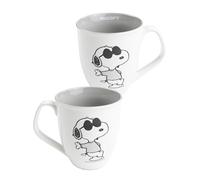 United Labels The Peanuts Tasse Snoopy 280 ml, gris blanc, tasse à café en céramique, tasse à café