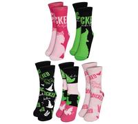 United Labels Wicked Lot de 5 paires de chaussettes pour femme Taille 38-43