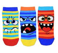 United Oddsocks - 3 chaussettes Oddsocks pour garçons Visages UK 12 5,5 EUR 30,5 38,5 US 13,5 8.