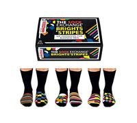 United Oddsocks - Boîte de 6 dépareillées Chaussettes Brights & Stripes (chaussettes pour Homme)