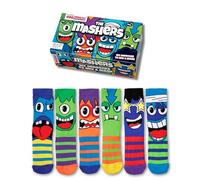 United Oddsocks - Boîte de 6 Chaussettes pour Garçon EUR 30.5-39, UK 12-6, US 13.5-7