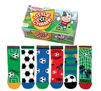 United Oddsocks Champ Boîte de 6 chaussettes Oddsocks pour garçon, Multicolore, multicolore, 27/30