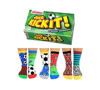 United Oddsocks - Chaussettes basses - Garçon Multicolore EUR 30.5-38.5 UK 12-6 US 13.5-7 - Kick It