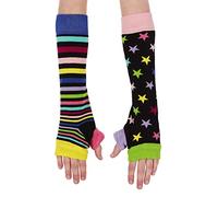 United Oddsocks Manchettes Mis Match pour femmes et filles, Étoiles et rayures, taille unique