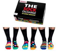 United Oddsocks The Sock Exchange - Box of 6 Mens Odd socks UK 6-11, EUR 39-46