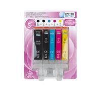 UNITED OFFICE® Cartouches d'impression, 5 pièces, Canon (550/551XL (5 pièces))