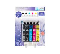 UNITED OFFICE® Cartouches d'impression, 5 pièces, Epson (Multipack 29XL)