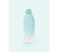 UNITED PETS Leaf- Bol pour l' Eau avec Bouteille, De Voyage, pour Chiens, De Design, en Silicone Azur. Dispenser de l'eau de Voyage
