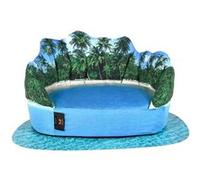 UNITED PETS MILANO X SELETTI Niche et Tapis Maldives Bleu Clair G