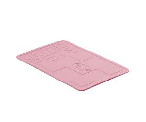 United Pets Mustafà Tapis de Sol Design pour Chiens et Chats, fabriqué en Italie, Tapis de Bol antidérapant, Rose Ancien, M