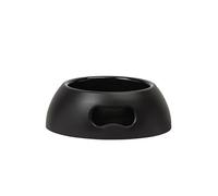 UNITED PETS Pappy - Bol Petit pour Chien,respecteoux de la Nature, Design Italien, Couleur Noire. Capacité 350 ML