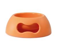 United Pets Pappy - Bol Petit Pour Chien Respecteoux De La Nature Design Italien Couleur Orange Capacité 350 Ml