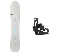United Shapes - Fixations de snowboard all mountain - Pack Cadet 2025 - Blanc Blanc S,M,L,XL