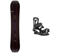 Nidecker Flow Fuse 2026 Fixations de Snowboard noir M