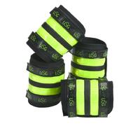 United Sportproducts Germany USG - 5162 - Guêtre réfléchissante - Avec Velcro - Ajustement en continu - Lavable - Lot de 4