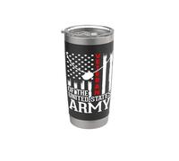 United States Army Veteran Father's Day Dad Grandpa Veteran Gobelet isotherme en acier inoxydable double paroi