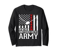 United States Army Veteran Father's Day Dad Grandpa Veteran Manche Longue