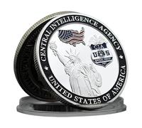 United States Central Intelligence Agency Challenge Pièce de monnaie Statue de la Liberté Métal Collection Médaille Cadeau