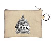 United States Congress The Big Bad Monster Porte-monnaie Beige