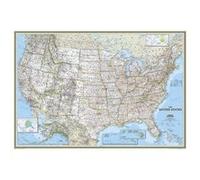 National Geographic United States Wall Map - Classic (43.5 X 30.5 In)