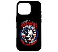 United States Firefighter We Run Towards The Flames Coque pour iPhone 16 Pro