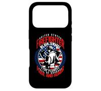United States Firefighter We Run Towards The Flames Coque pour iPhone 17 Pro