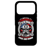 United States Firefighter We Run Towards The Flames Coque pour iPhone 17 Pro