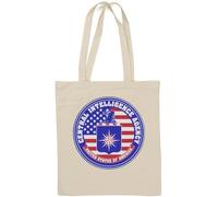 United States of America Central Intelligence Agency Sac fourre-tout en coton naturel Blanc