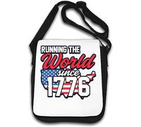United States Of America Running The World Since 1776 Sac à bandoulière Blanc