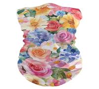 United States Rose Beauty Summer Flowers Colorful Hot / Cold Weather Sun Protection Beanie Men Neck Guêtres Moisture Moisture Hood Mask for Face for Cycling Running Halloween Costumes Máscara