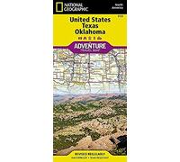 United States, Texas And Oklahoma Map