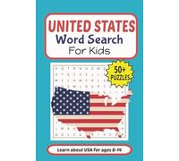 United States Word Search For Kids: United States Word Search for Kids Ages 8-14 with Easy to Read print about American States, Landmarks, Culture and ... | Improve Reading, Spelling and Comprehension