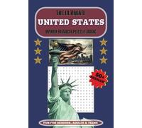 United States Word Search Puzzle Book: Fun Word Searches with Easy to Read Print about the United States! | 6x9 Inches, 111 Pages | Gift for Vacations, Holidays, Relaxation and Education!