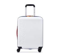 DELSEY Paris x United Colors of Benetton - United - Valise Cabine Rigide 55 cm x 40 cm x 20 cm - 35 L - Blanc